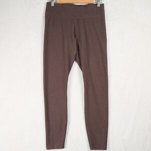 Pact Organic Cotton Go-To Leggings Brown Medium WB1-WFZ Womens Bottoms